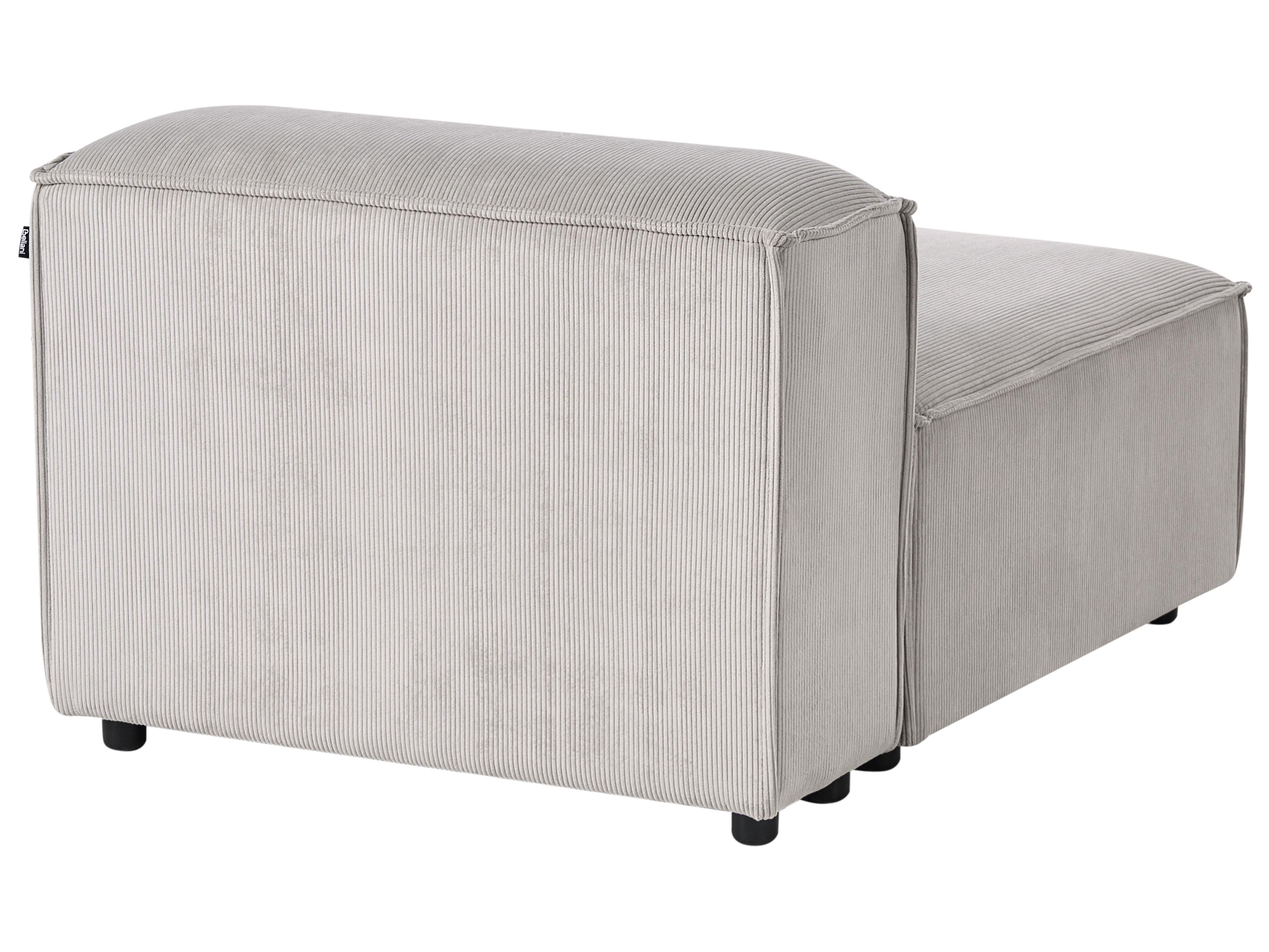 Modulaire hoekbank 4-zits ARDAL Corduroy Taupe linkszijdig
