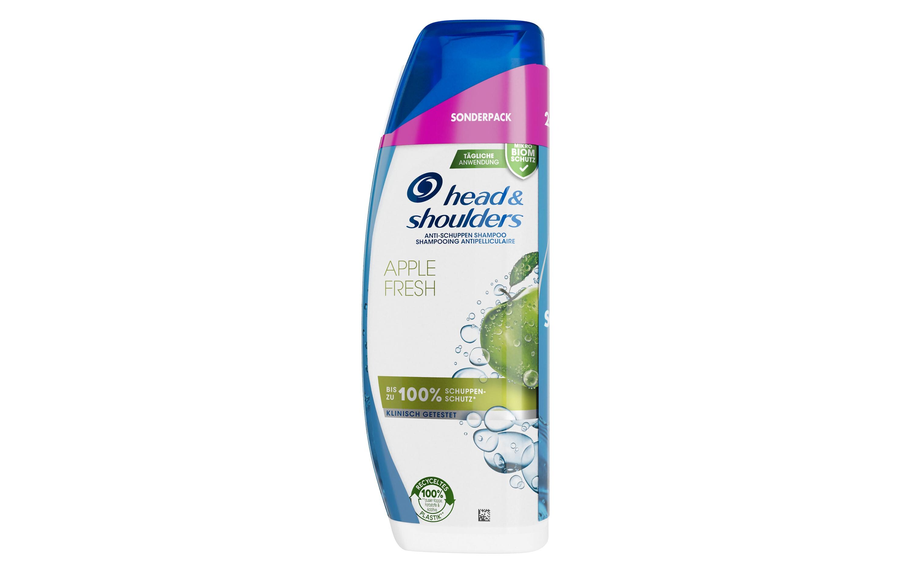 Shampoo Anti-Schuppen apple fresh 2 x 300 mlHaarshampoo mit frischem Duft