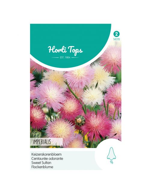 Hortitops Centaurea - Keizerskorenbloem Imperialis Gemengd - Bloemenzaden - 1 g