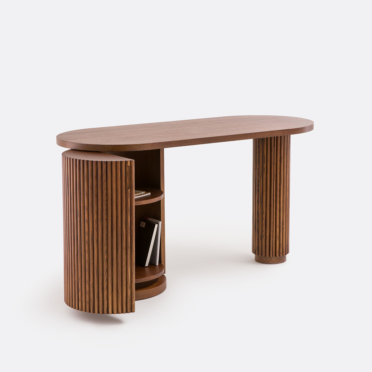 LA REDOUTE INTERIEURS<br>Secretária em formato orgânico, 1 porta, Genna