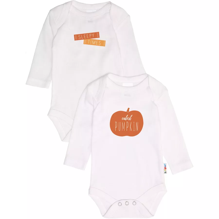 Liliput Langarmbody 2er-Pack Sleepy Times weiß