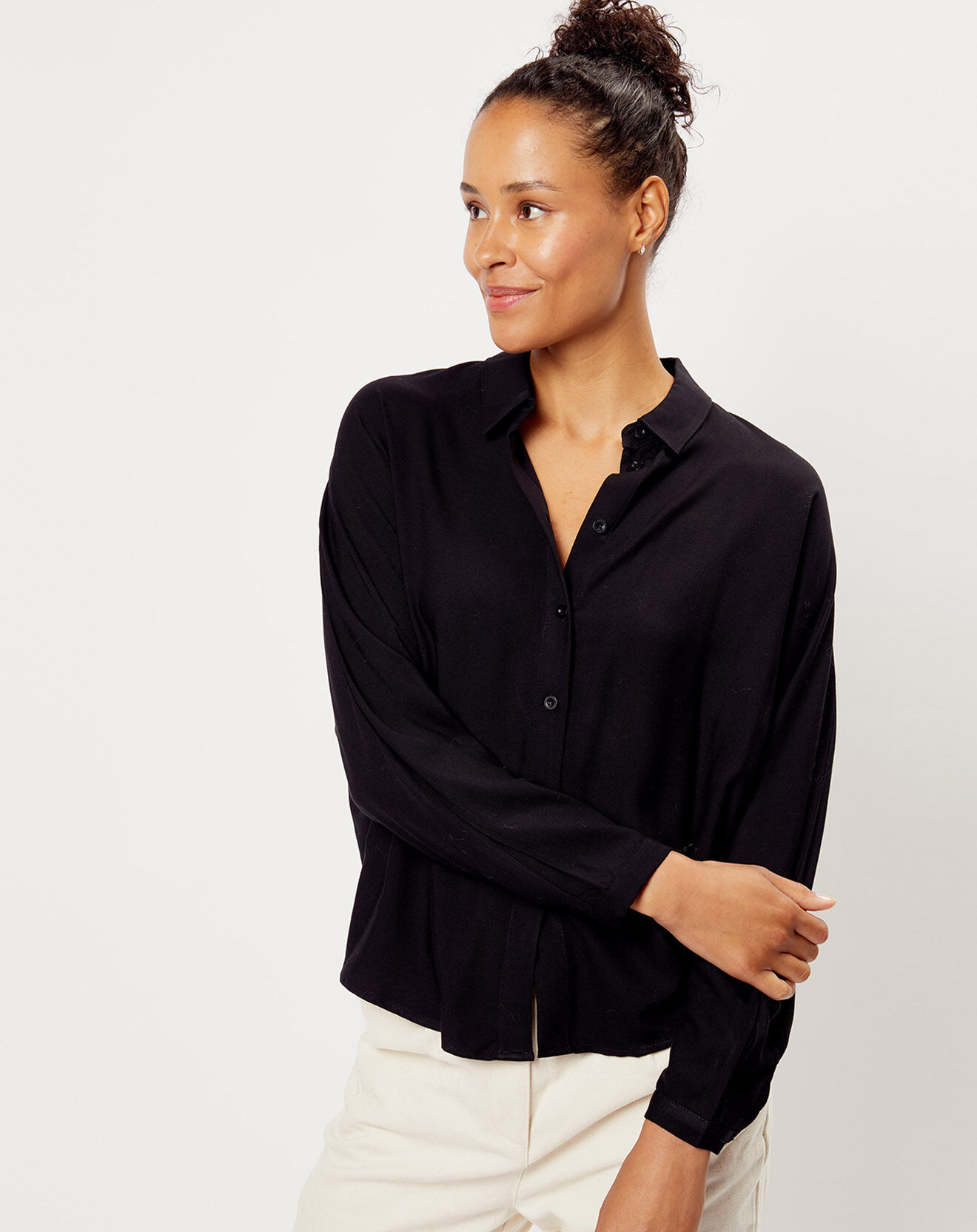 See u Soon Chemise Jeanne noire