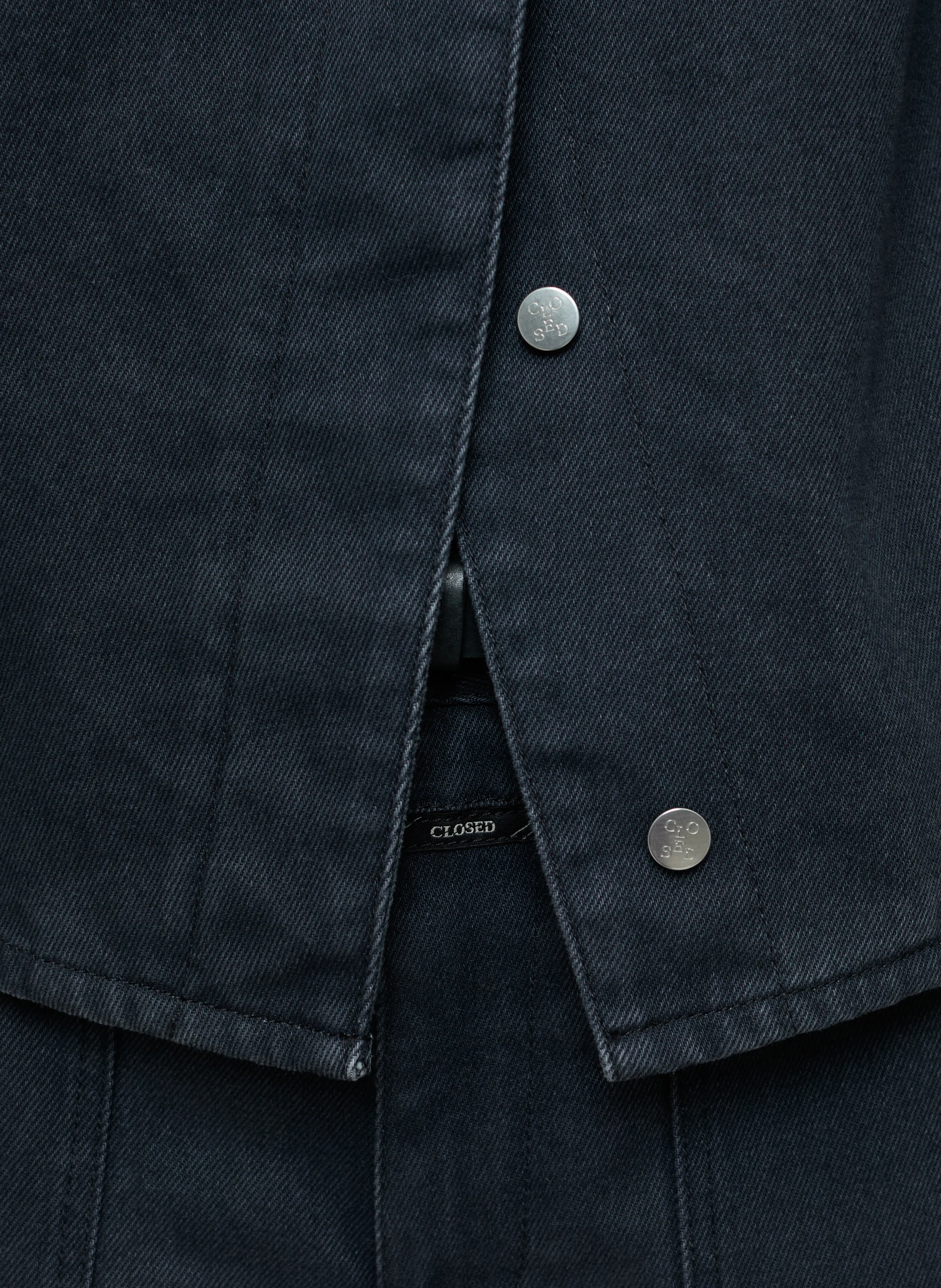 Surchemise en denim de coton | Gris