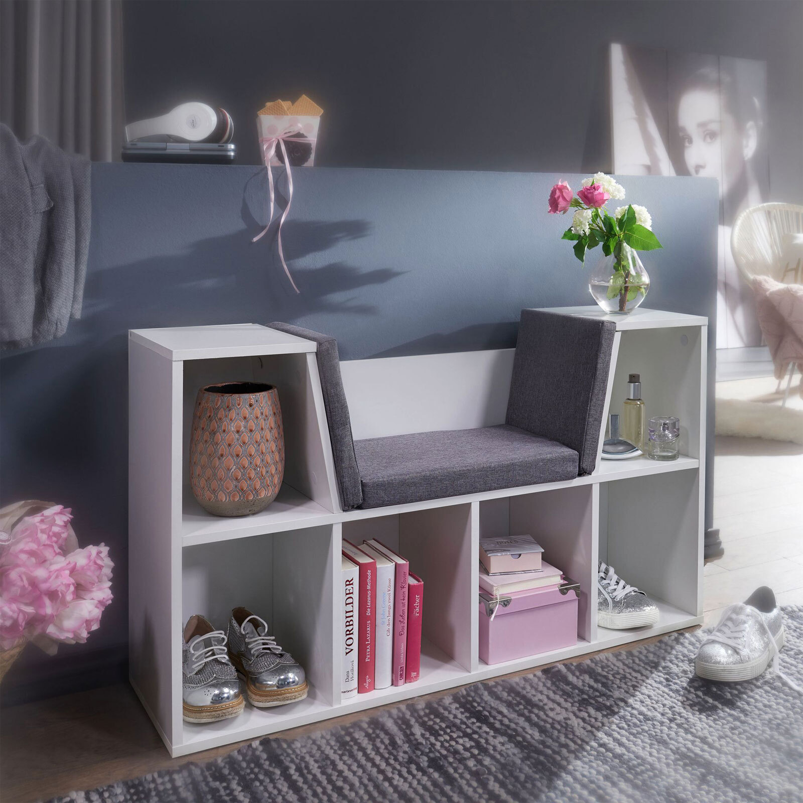 CASAVANTI Regal 102 x 62 cm Weiß