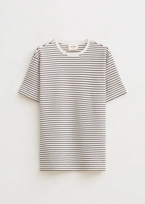 Gestreept t-shirt off-white (WIT.O)
