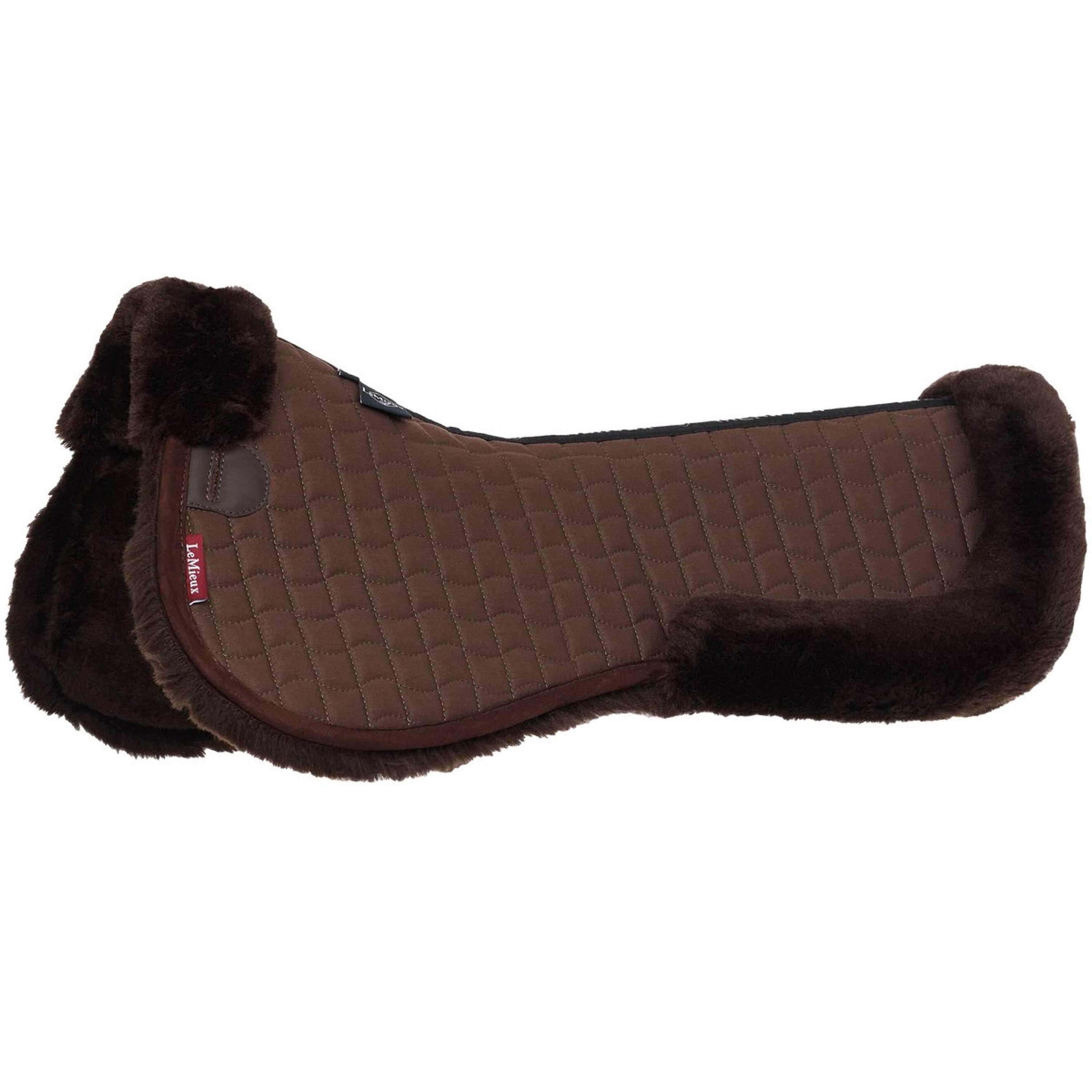 LeMieux Zadelonderlegger Merino Wol Bruin