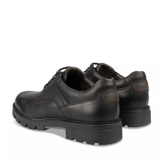 Derbies NOIR DENIM SIDE CUIR