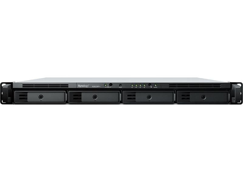 Synology NAS RackStation RS822RP  4-bay 1U Rackmount-NAS für leistungsstarkes Datenmanagement