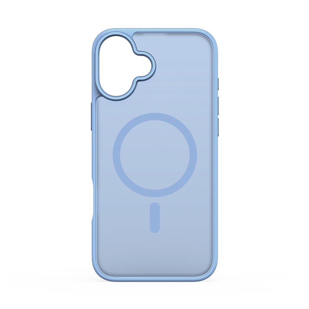 iPhone 17 MagSafe Hybrid Hardcase Hülle mit TPU Bumper - Blau