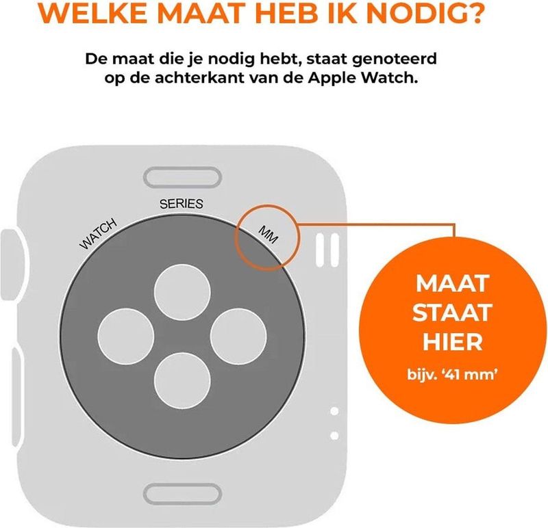 Apple - Watch - Titanium Grain Band - Zwart