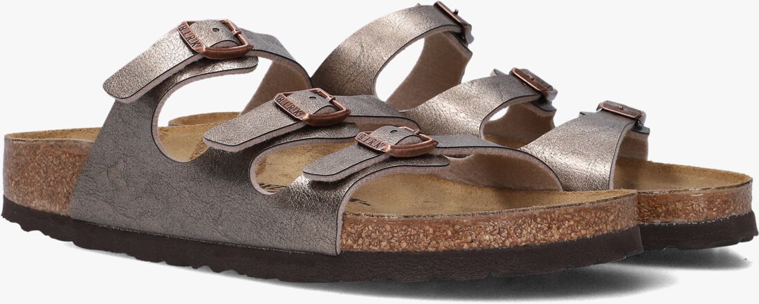 bronskleurig birkenstock slippers florida bs