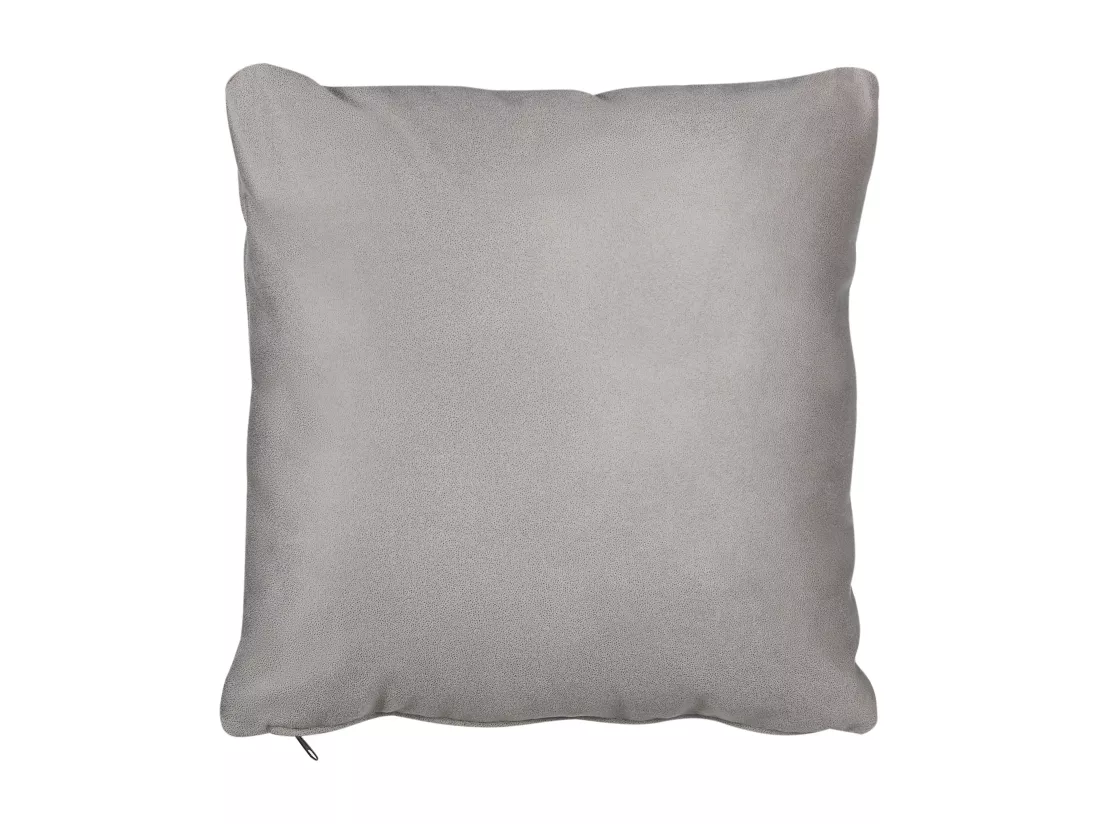 Chaise longue côté droit en velours taupe LANNILS