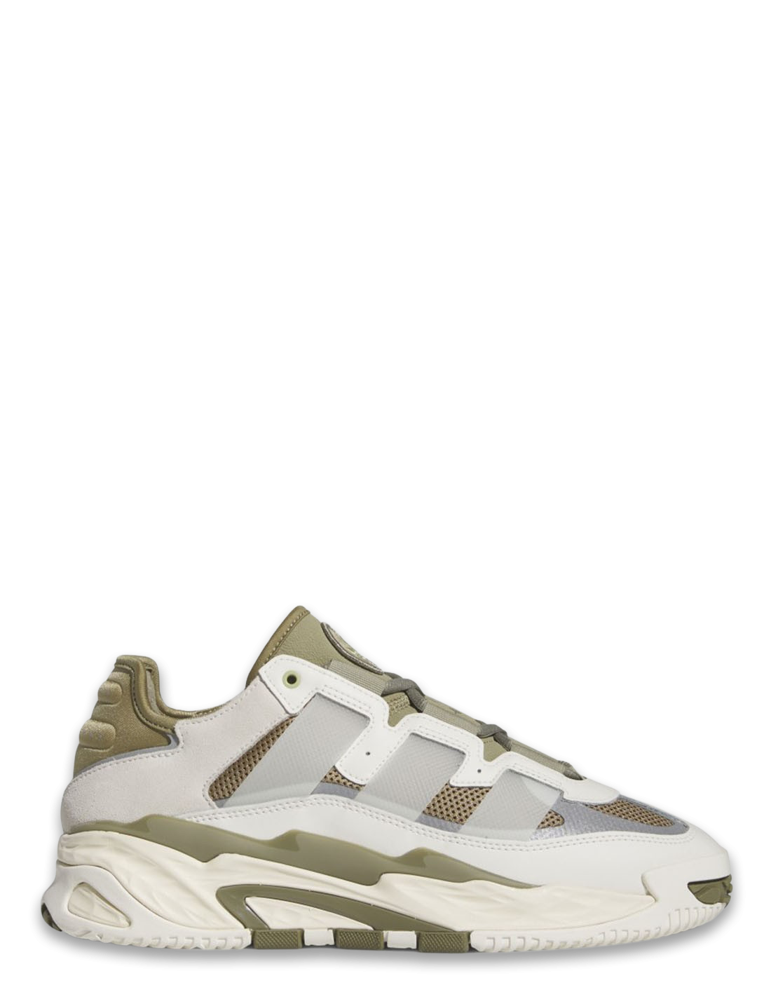 adidas Baskets niteball Homme Blanc/Vert