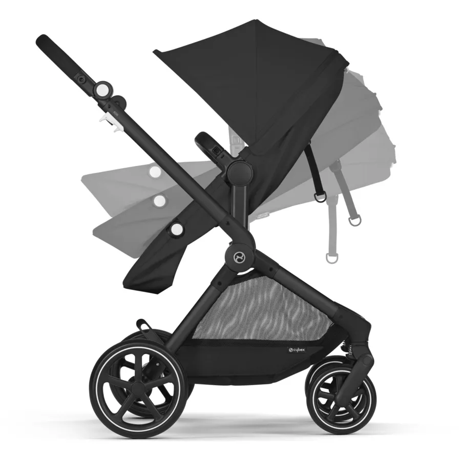 cybex GOLD Kombikinderwagen EOS LUX Black Moon Black