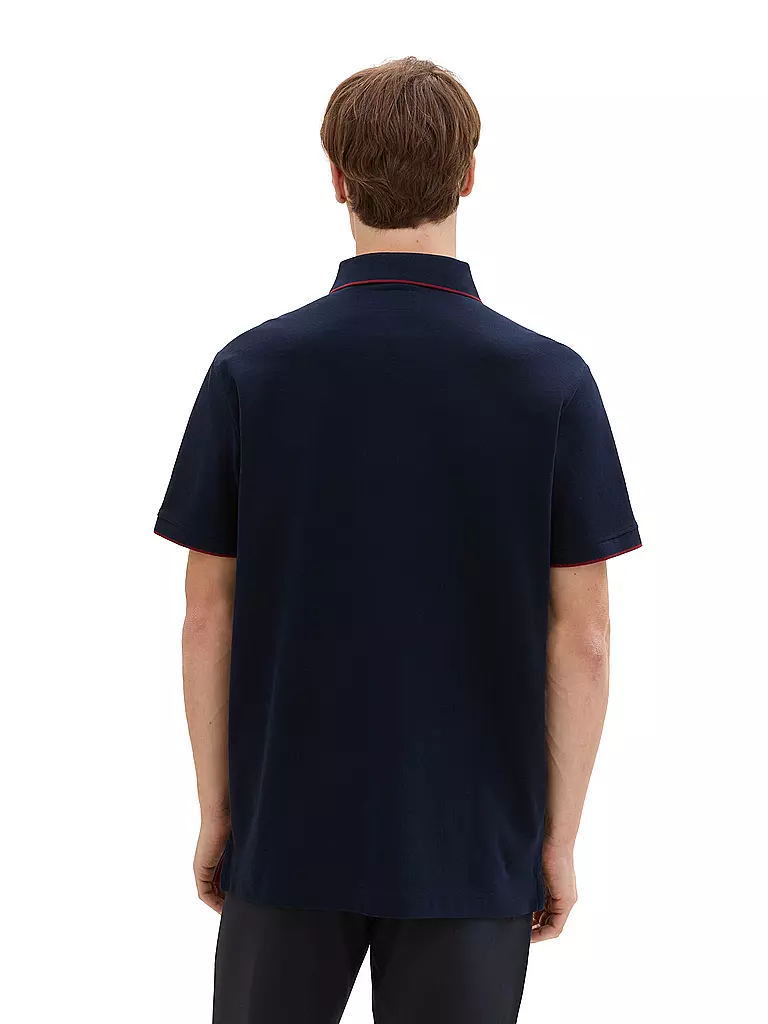 TOM TAILOR Poloshirt Regular Fit dunkelblau
