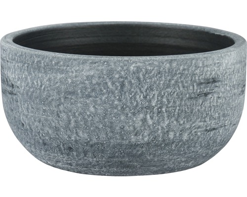 Tondela bloempot Ø 28 cm H 13 cm keramiek donkergrijs