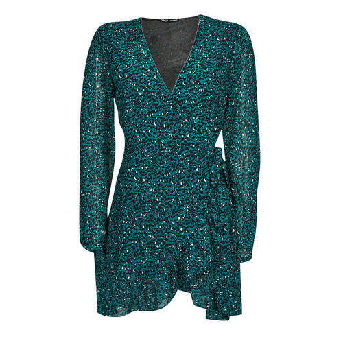 Only - ONLKACEY FR L/S WRAP DRESS PTM - Vert