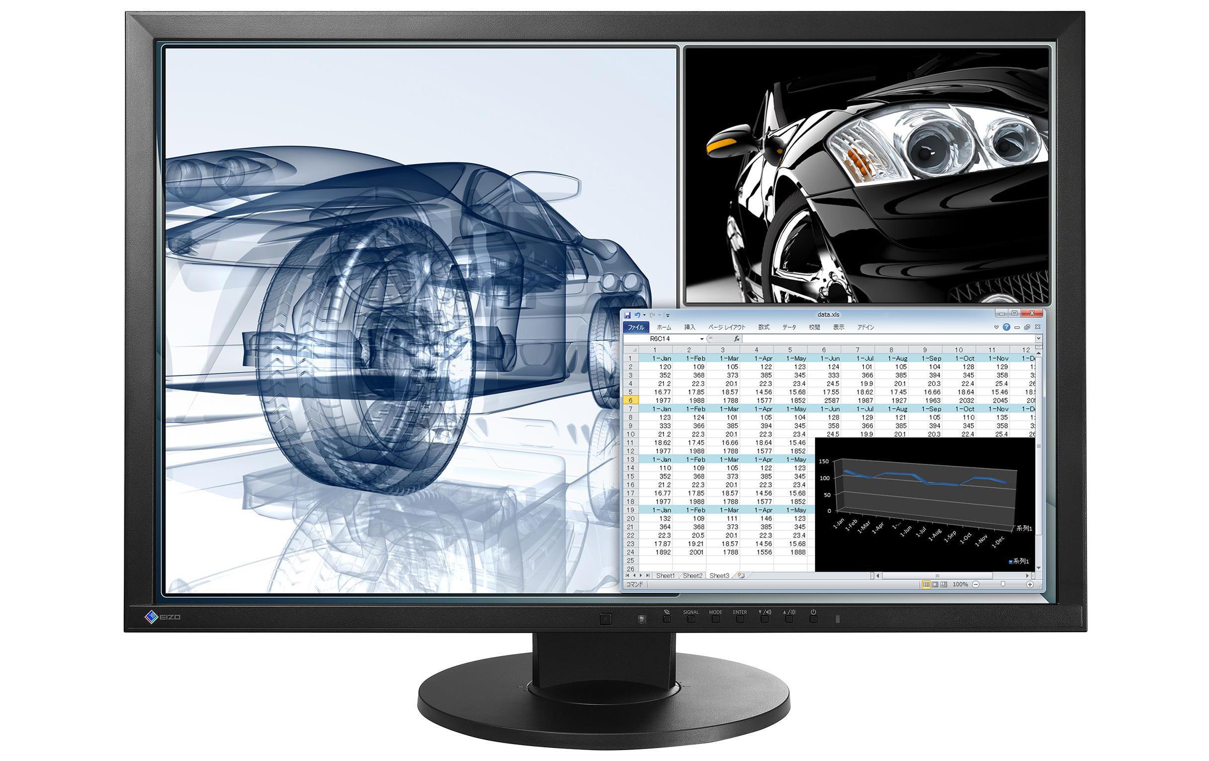 Monitor EV2430W-Swiss Edition<br>Hochauflösender 24
