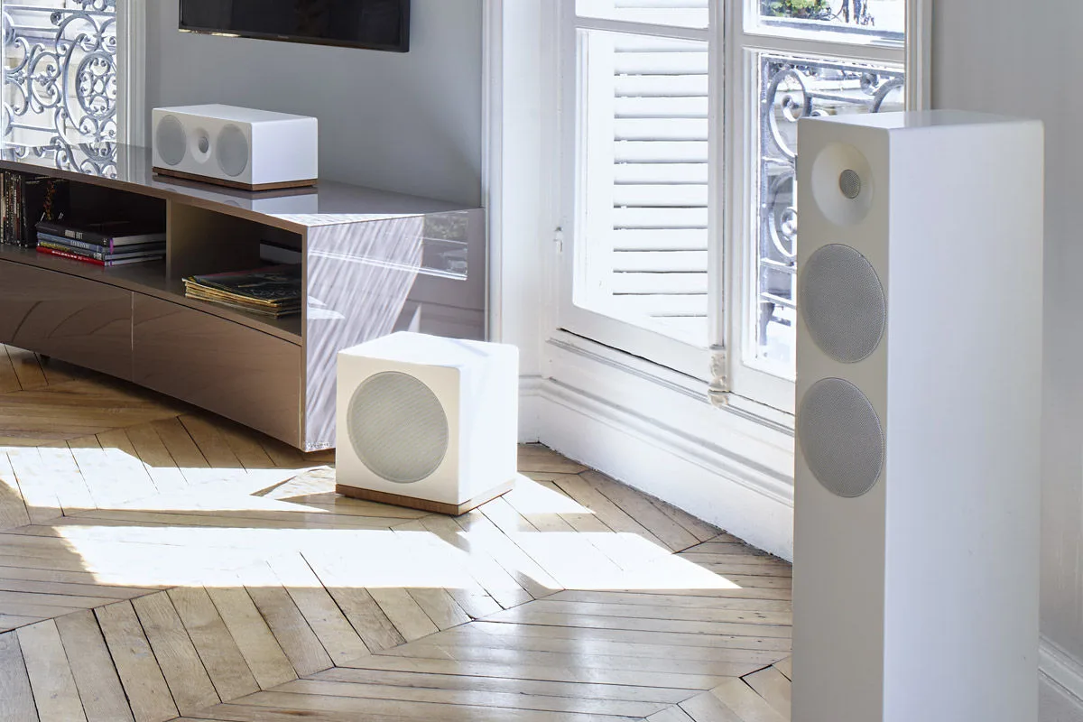 Tangent Spectrum XSW-8 Blanc Caissons de basses