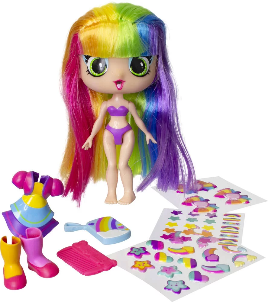 DECORA GIRLZ - MINI POUPEE FASHION A PERSONNALISER - DECORA