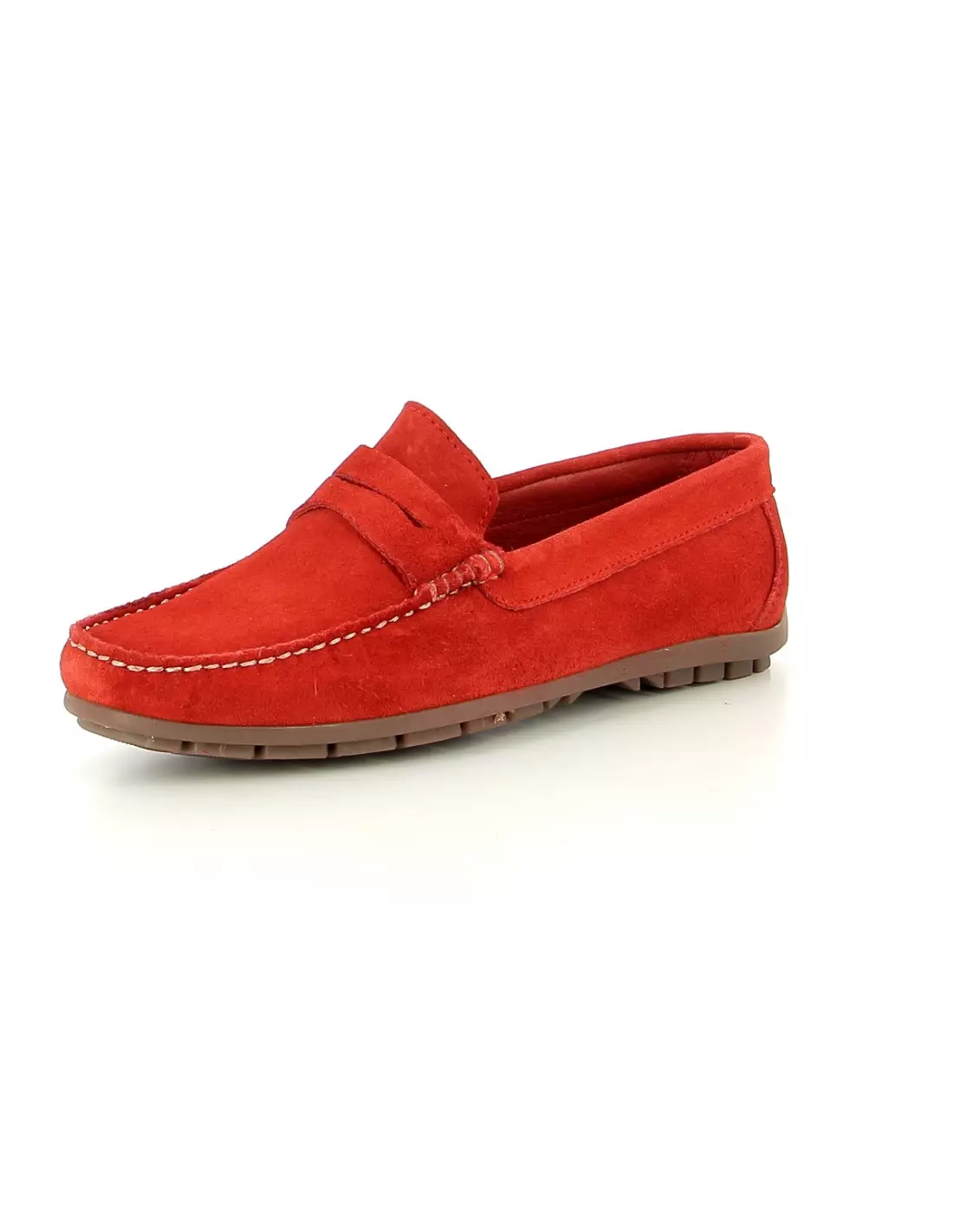 POINT D ORGUES BAMMON 81525 ROUGE - Bateaux & mocassins Rouge