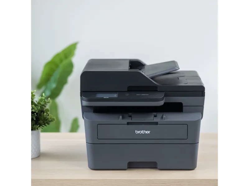 Brother DCP-L2660DW - Multifunktionsprinter - S/H - laser - A4/Legal (medie) - op til 34 spm (kopiering) - op til 34 spm (udskriver) - 250 ark - USB 2.0, Wi-Fi(n), LAN