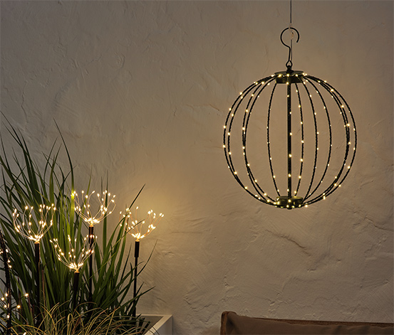 LED-Kugel aus Metall