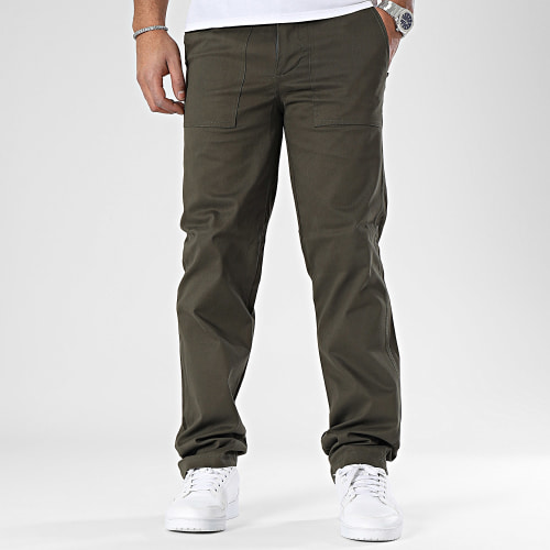 Pantalon Chino Vert Kaki