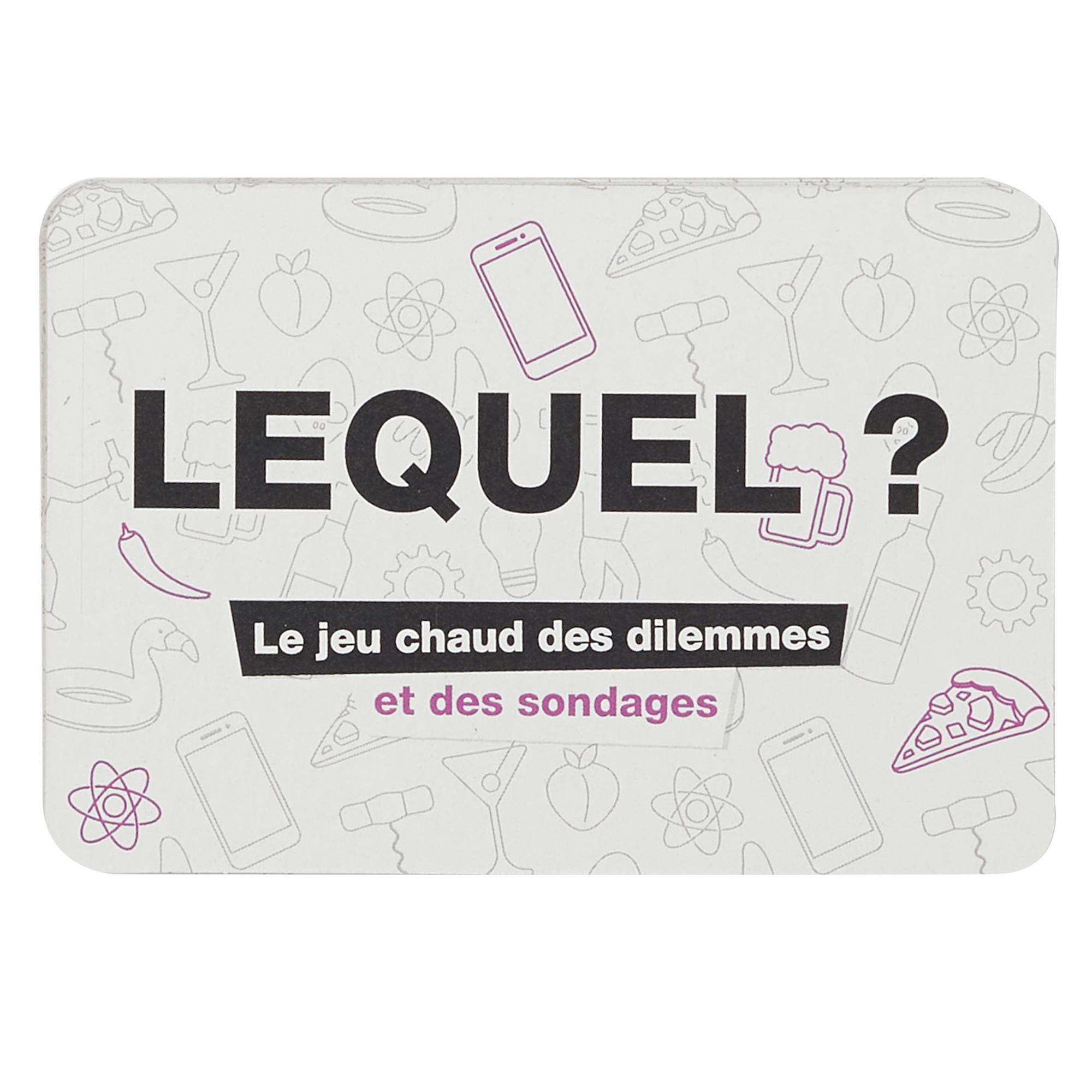 JEU DU DILEMME X50 CARTES