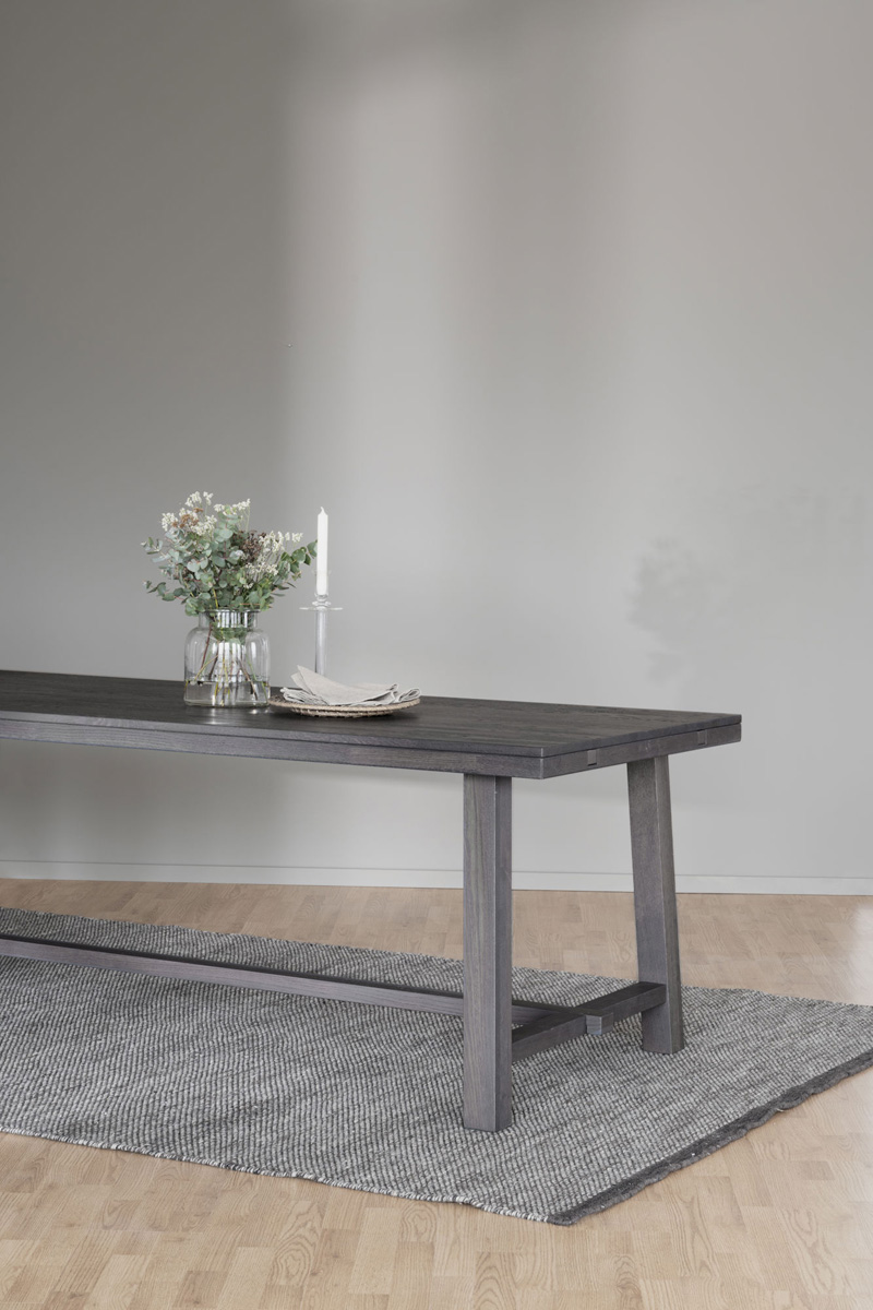 Houten eettafel Brooklyn verlengbaar Bruin