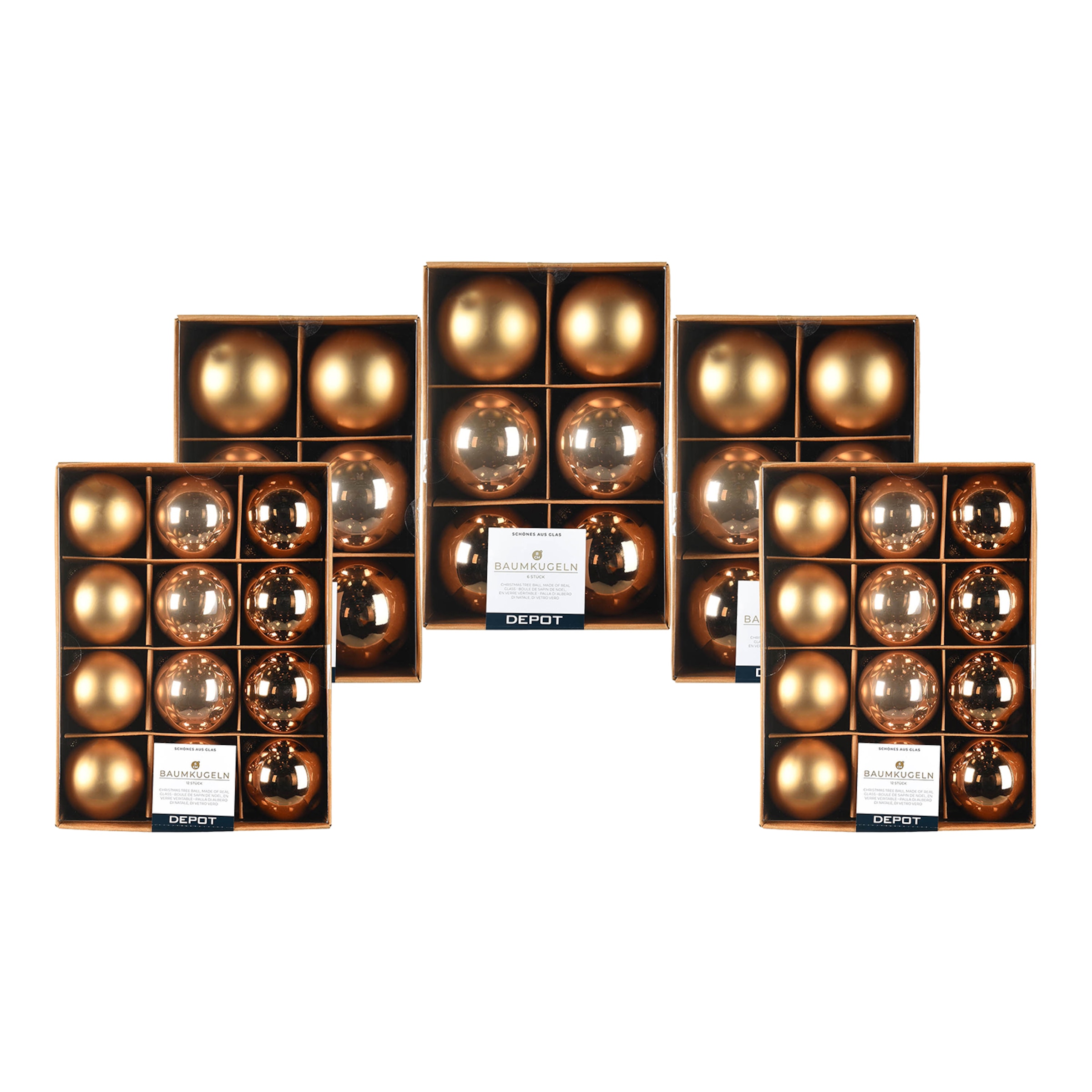 gold, 42-teilig