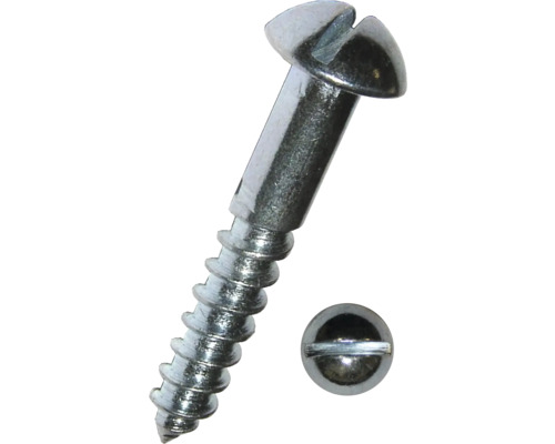 Verzonken schroef met sleuf DIN 96 3,5x20 mm verzinkt, 200 stuks