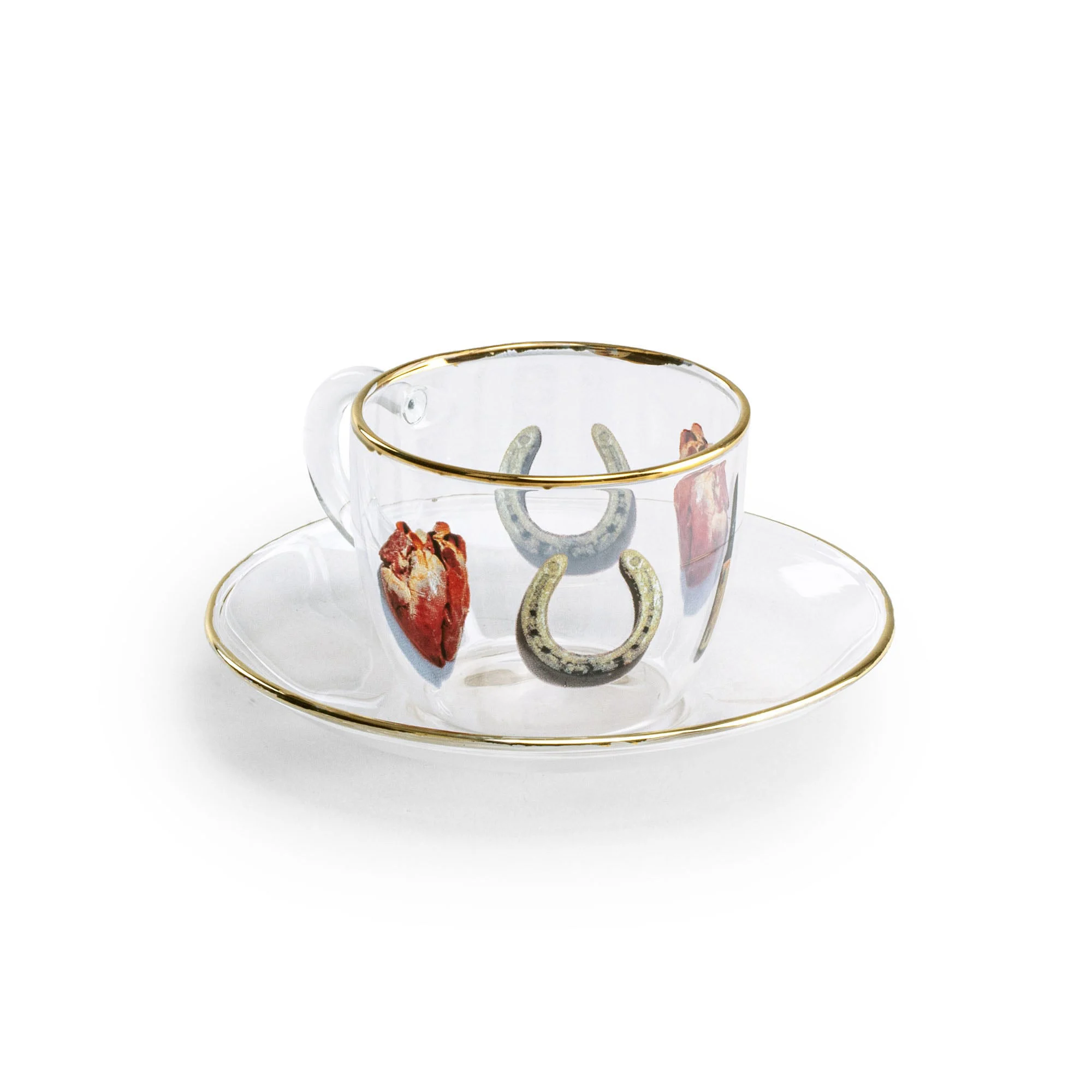 TOILETPAPER - I LOVE YOU - Tasse à café verre | Multicolore