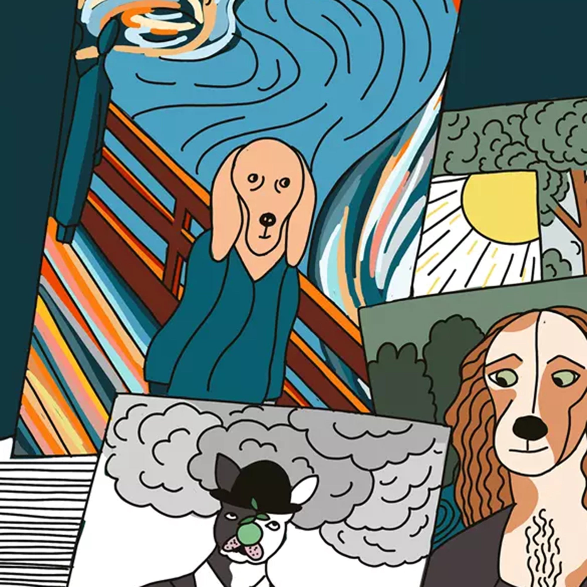 Buch Bunte Hunde