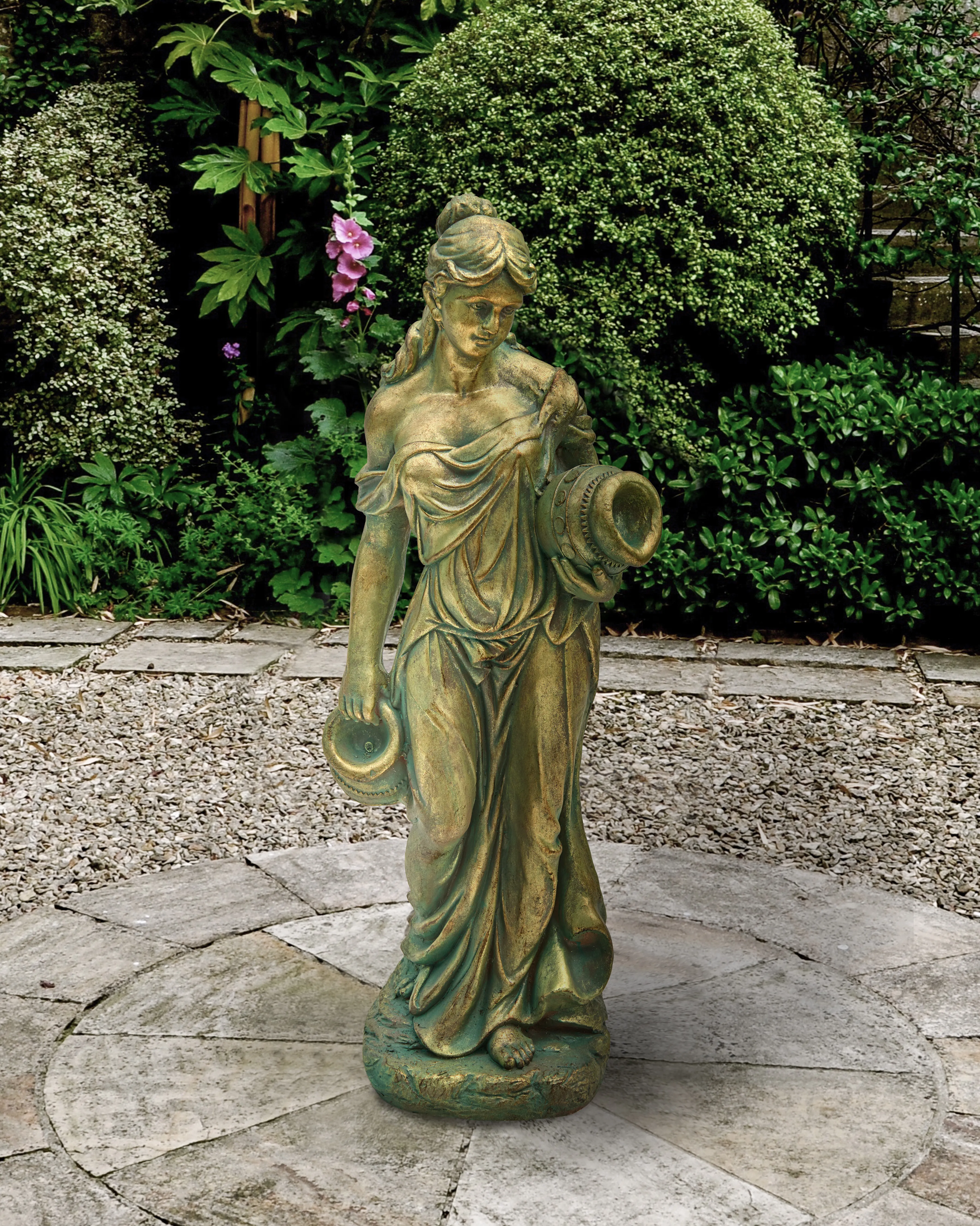 Tuinbeeld TRYPOLIS Vrouw Groen
