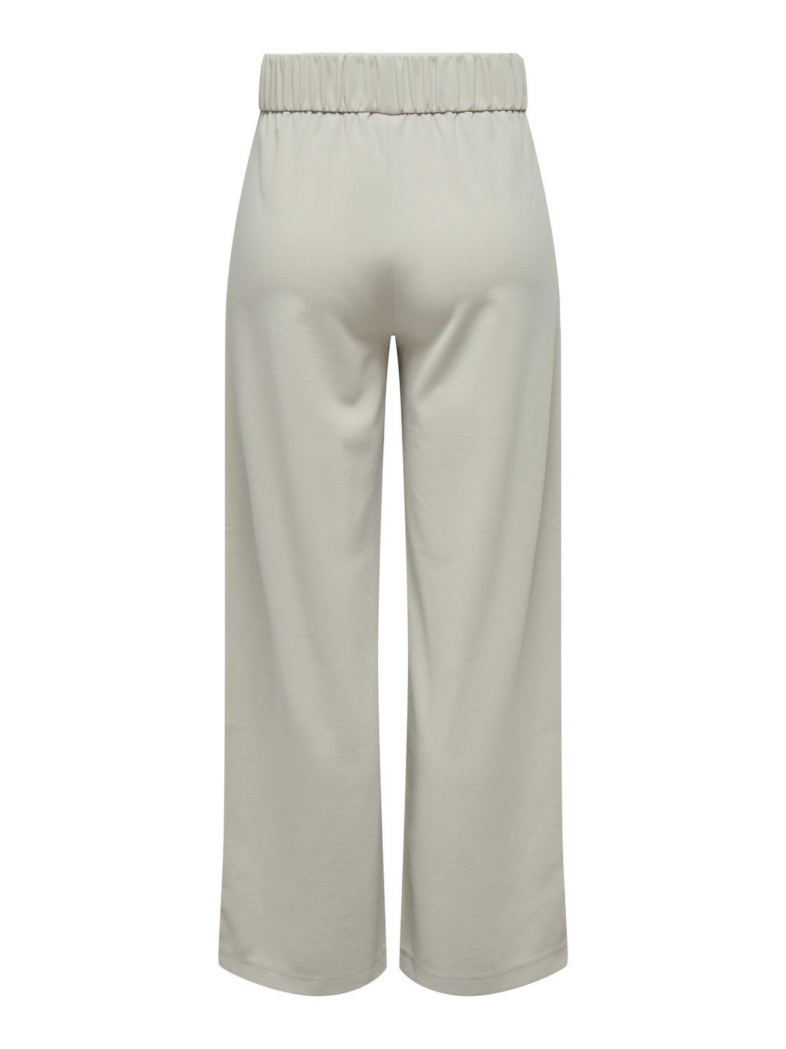 JDYGEGGO Hohe Taille Normal geschnitten Klassische Hose Chateau Gray
