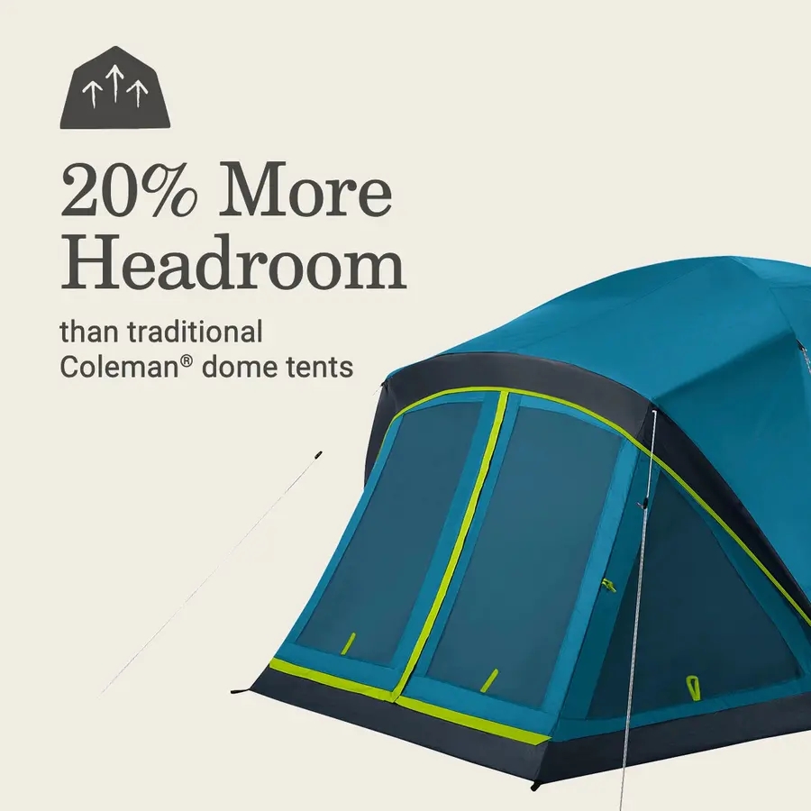 Skydome&trade; 4-Person Screen Room Camping Tent with Dark Room&trade; Technology