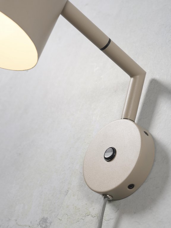 It's about Romi Marseille wandlamp zwart