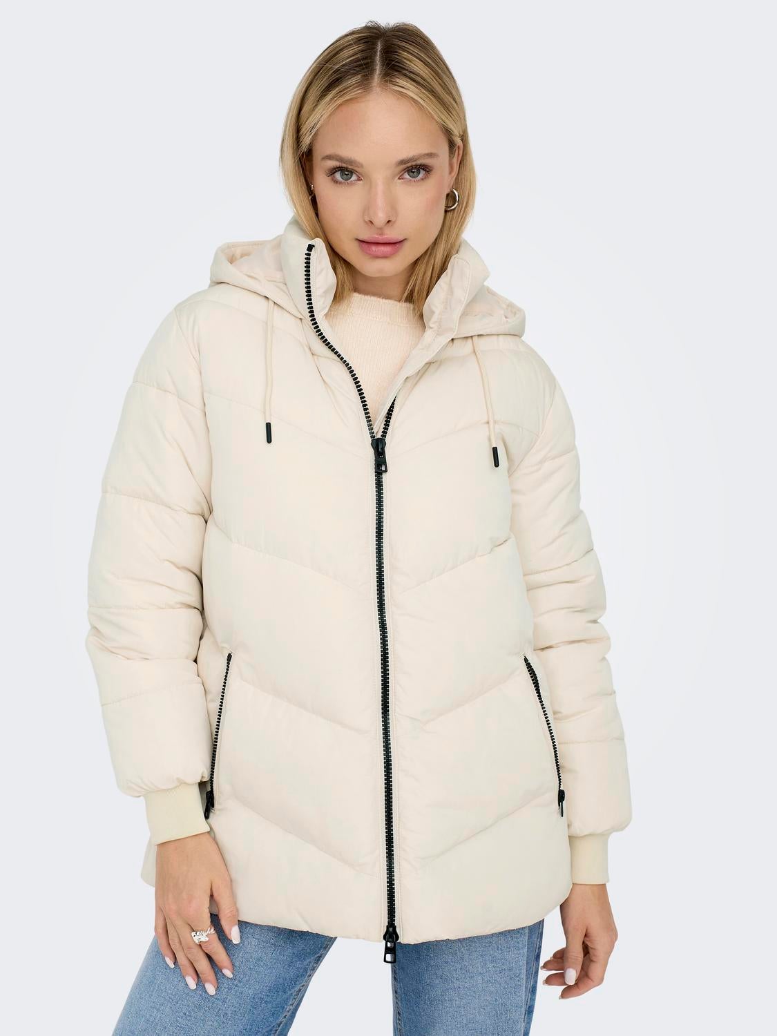 ONLMADDIE Steppmantel Whitecap Gray