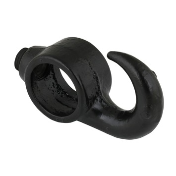 Novidade steigerbuis koppelstuk met haak zwart ø 27 mm