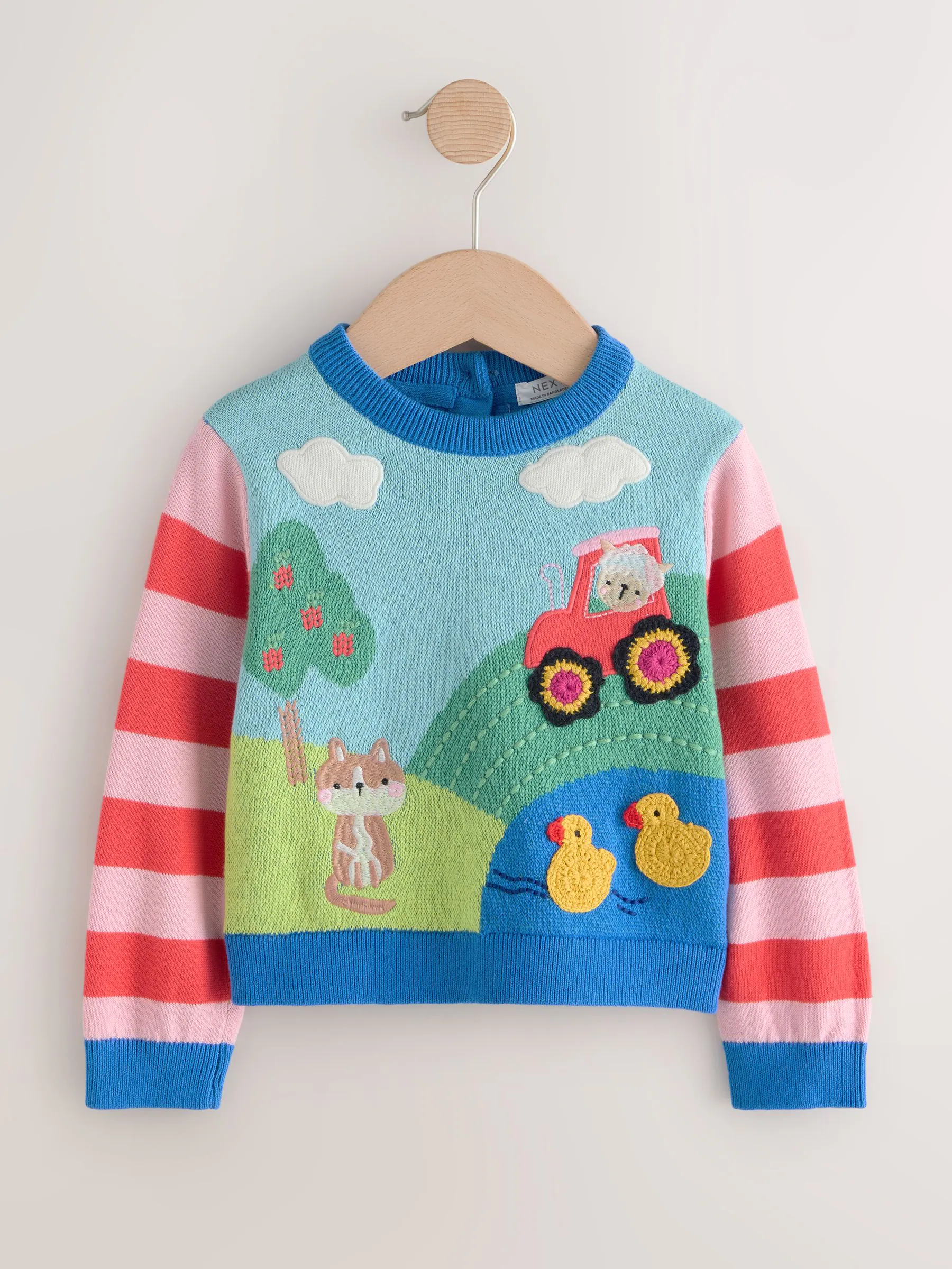 Multi - Farm Scene Jumper (3mths-7yrs)