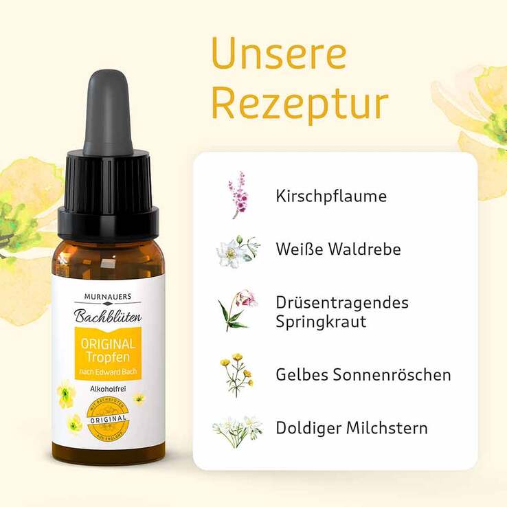 Bachblüten Murnauer Original Tropfen ohne Alkohol, 20 ml