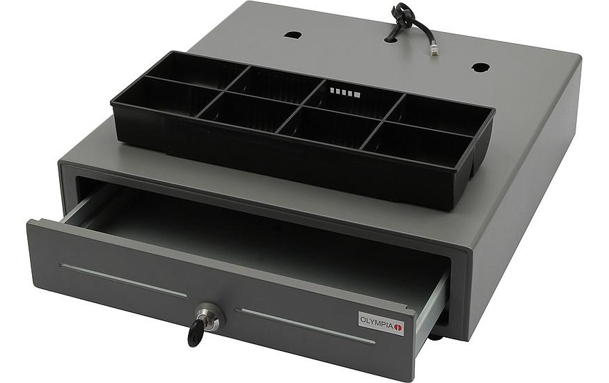 Kassenschublade LD 410S Silber<br>Manuelle Kassenlade