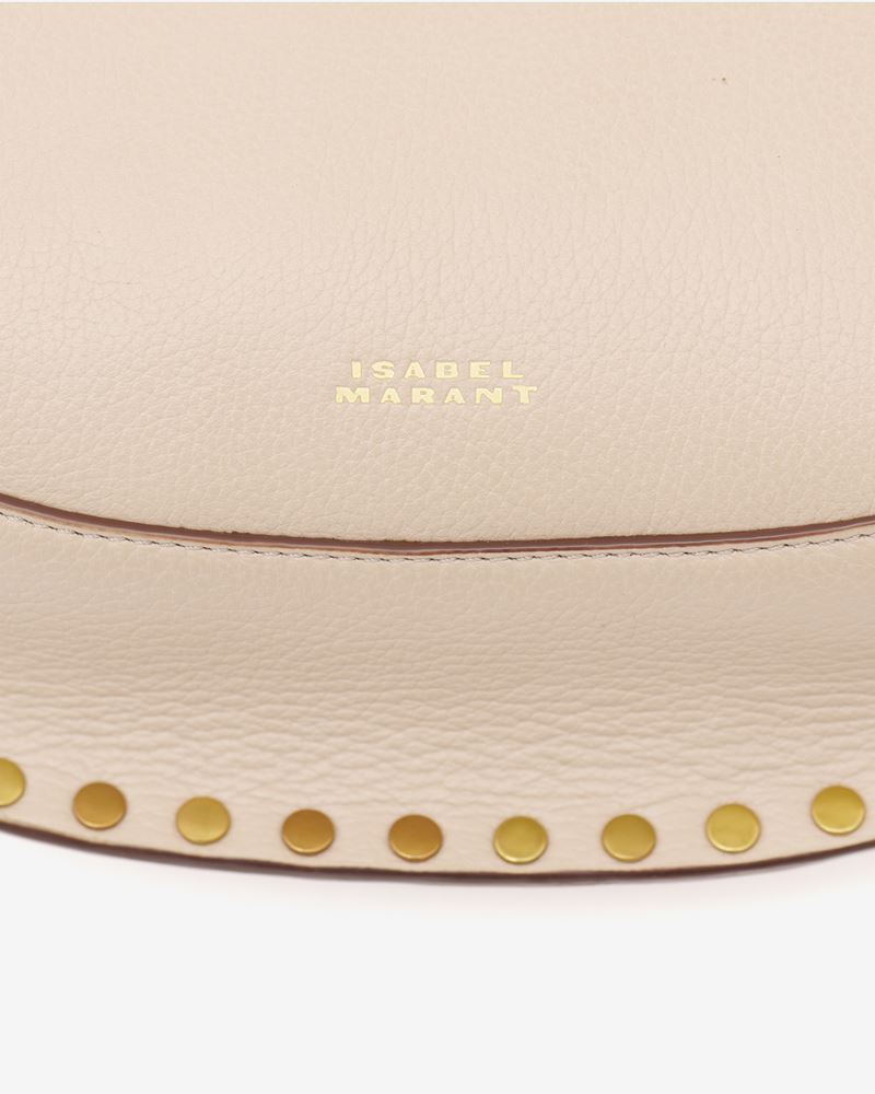 SAC PORTÉ ÉPAULE EN CUIR GRAINÉ OSKAN MOON