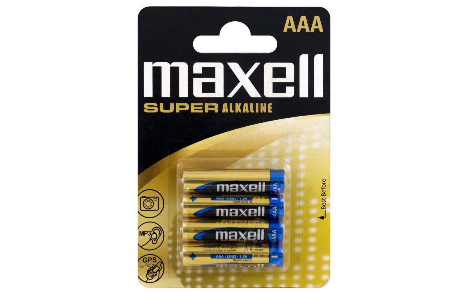 Batterie Super Alkaline AAA , 4 StückTyp LR03 / AAA / Micro, 4 Stück
