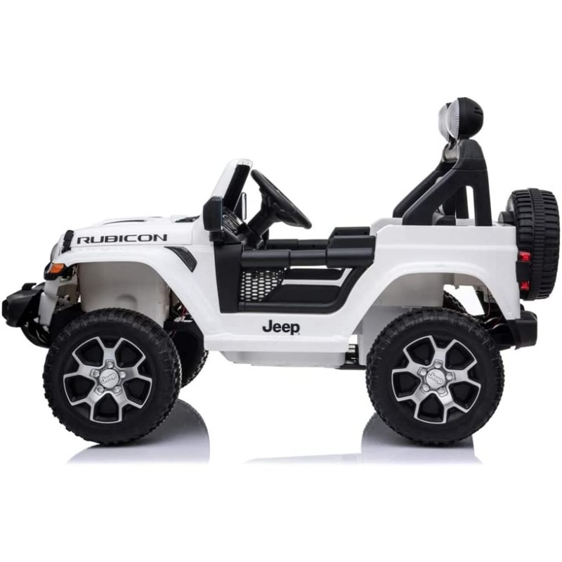 Jeep Wrangler Rubicon 12V, carro elétrico infantil com controle remoto.
