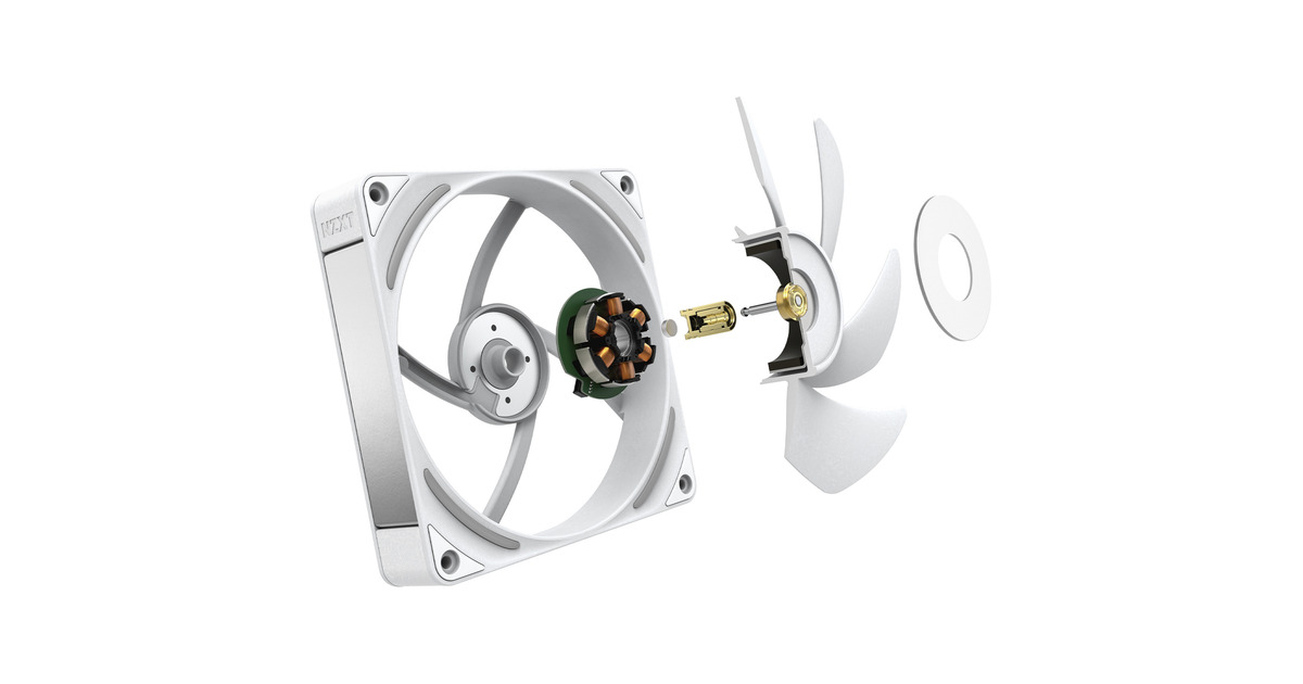 NZXTF120X RGB case fan  (Wit, 120 x 120 x 30 mm, PWM)