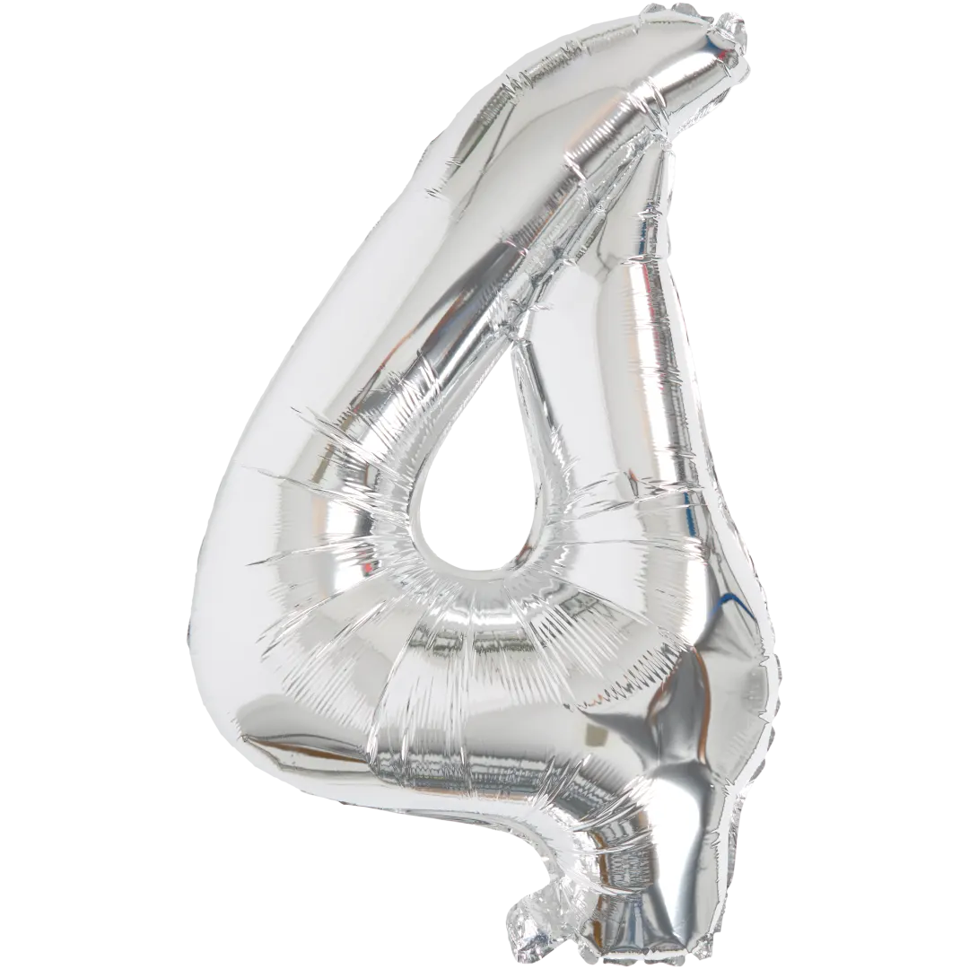 Ballon d'aluminium chiffre