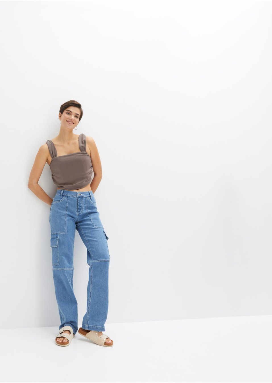 Top blouse en satin