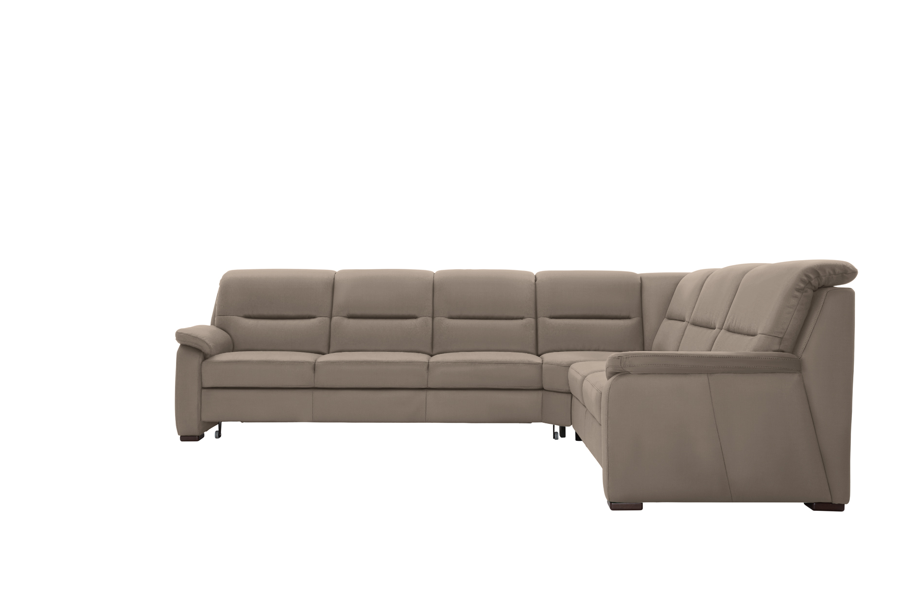 polsterpower Ecksofa - Miro mandel - Basismodell - rechts